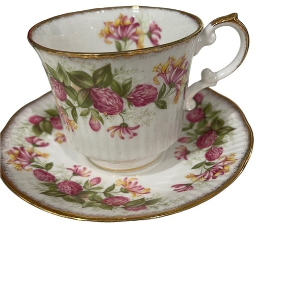 Royal Dover Teacup and Saucer, bone China, made in England. - Picture 1 of 5